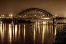 Philadelphia: bridge, philadelphia, night