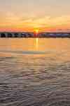 Philadelphia: Sunset, river, Susquehanna