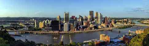 Philadelphia: downtown, city, Pittsburgh